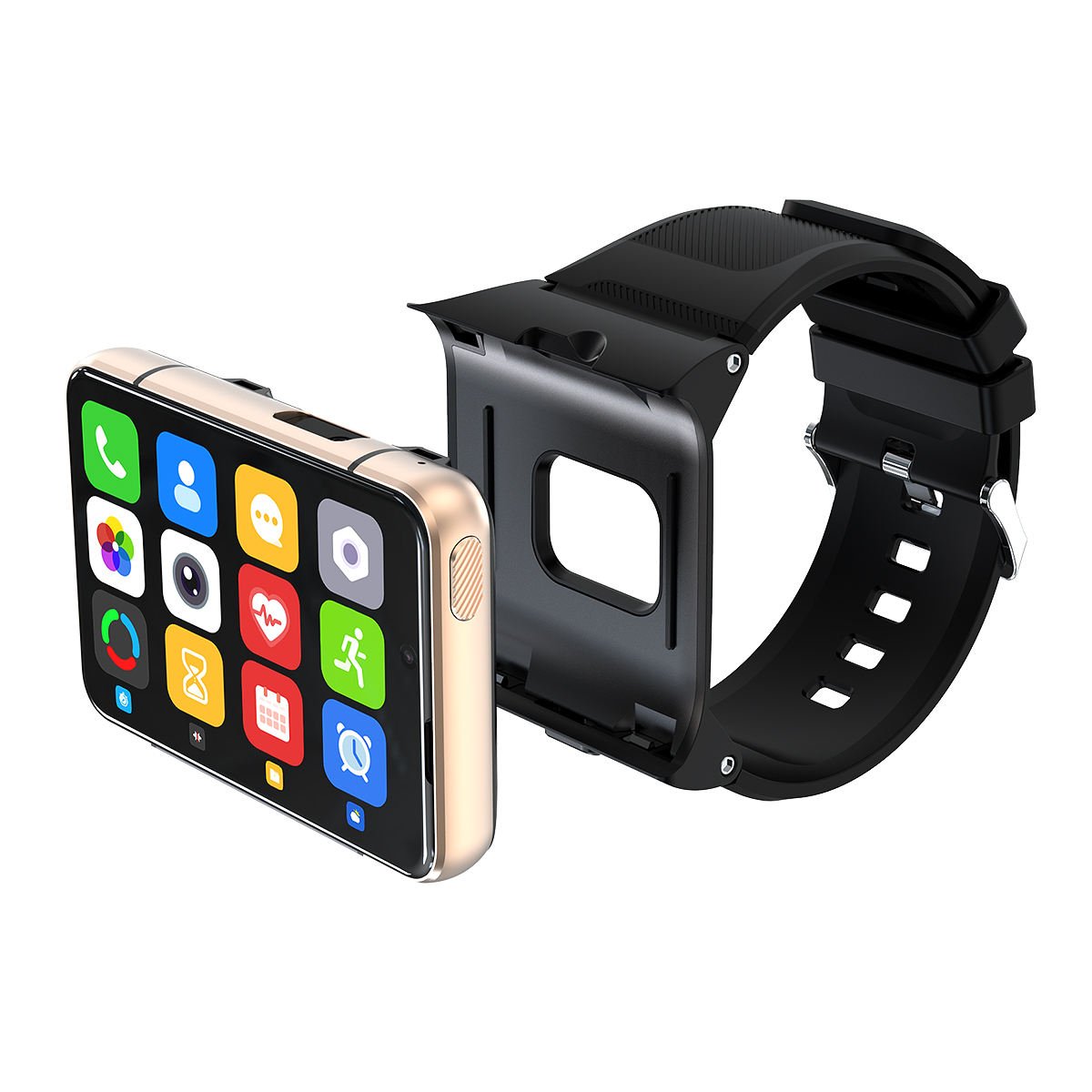 S999 Smart Watch Phone 4G LTE Android 9 4+64GB Smartwatch 2.88" Screen Men Watch 2300mAh Dual Camera Face Unlock GPS WIFI